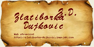 Zlatiborka Dujković vizit kartica